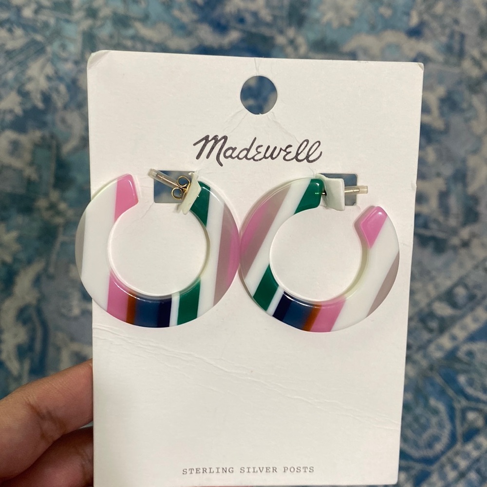 colorful madewell earrings